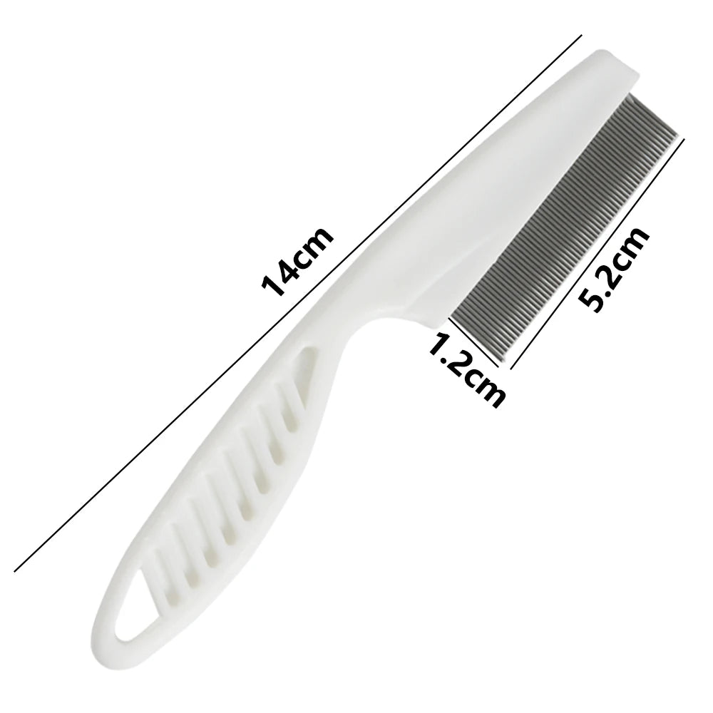 Professional Flea Detection Comb - Stainless Steel Fine-Tooth Design