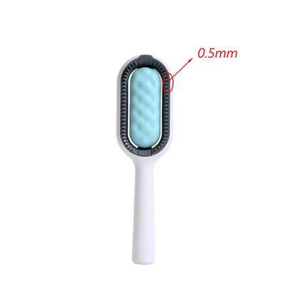 Double-Sided Pet Grooming Brush - Professional Hair Removal & Cleaning Tool