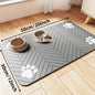 Pet Feeding Mat - Absorbent Placemat for Food and Water Bowls 🐾