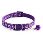 Colorful Print Pet Bell Collar - Adjustable Safety Design