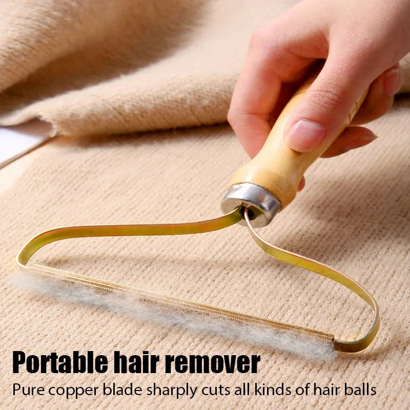 Portable Pet Hair Scraper - Manual Lint & Hair Removal Tool