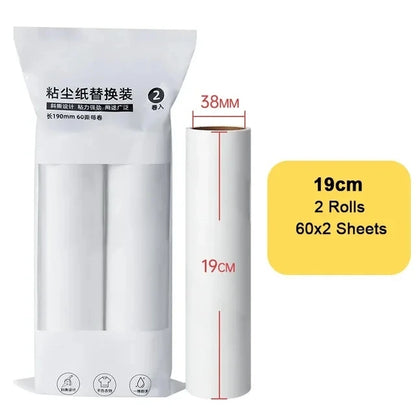 Professional Long-Handle Lint Roller - XL Pet Hair & Carpet Cleaning Tool
