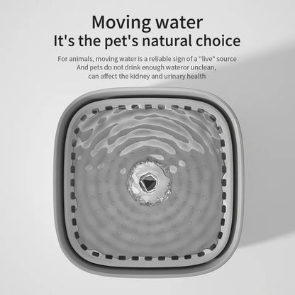 3L Smart Motion-Sensor Pet Water Fountain - USB Powered Silent System