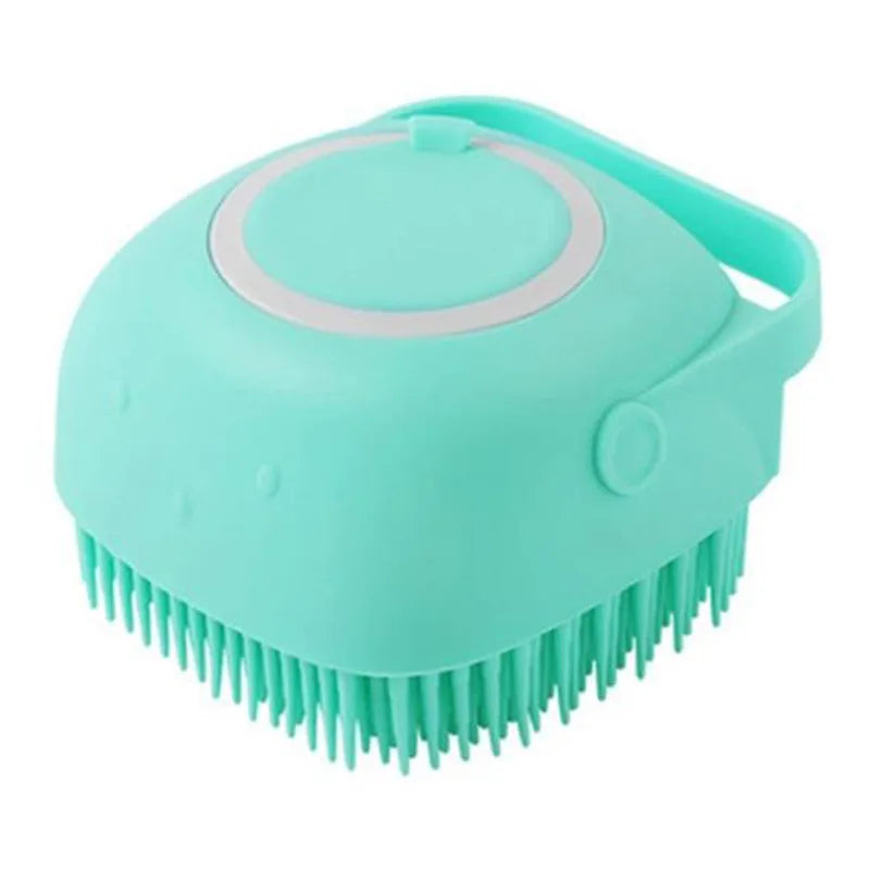 Silicone Pet Bath & Massage Glove - Built-in Shampoo Dispenser