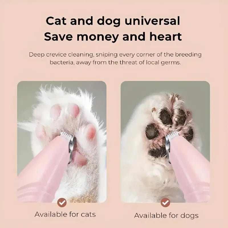 Manual Pet Precision Clipper - No Battery Quiet Grooming Tool