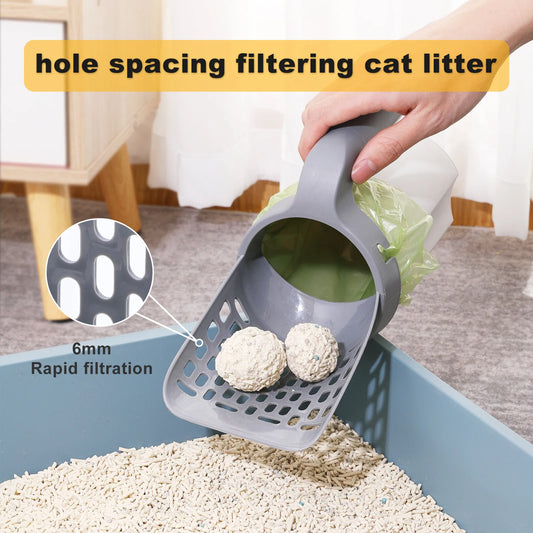 3-Roll Pet Waste Scoop Set - Easy Clean Litter System