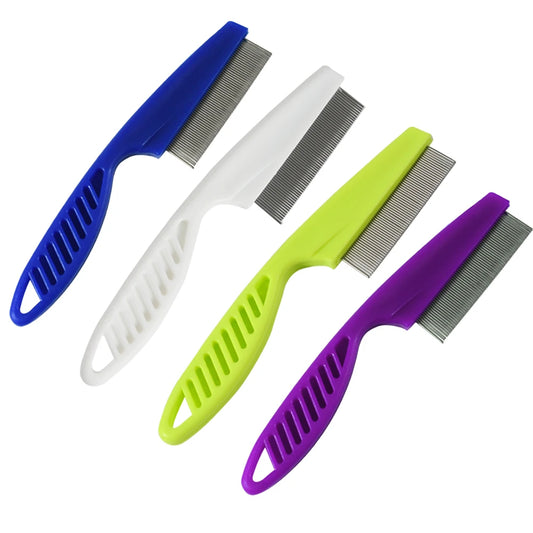 Professional Flea Detection Comb - Stainless Steel Fine-Tooth Design