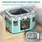 Deluxe Foldable Pet Playpen - Mesh Roof Delivery & Play Space