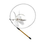 Interactive Bird Wand - Suction Cup Feather Teaser with Bell