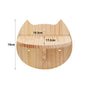 4-Step Wall-Mounted Cat Climbing Stairway - Sisal Scratch Posts