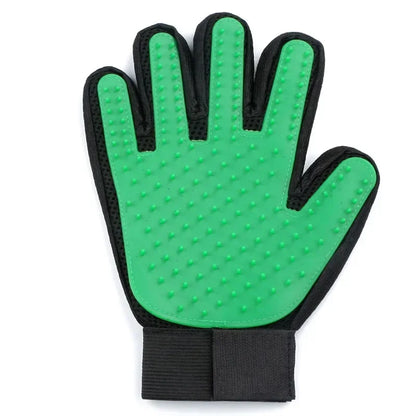 Silicone Pet Grooming Gloves - 2-in-1 Bath & Brush Solution