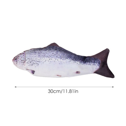 Electric Flipping Fish - USB Rechargeable Interactive Motion Cat Toy