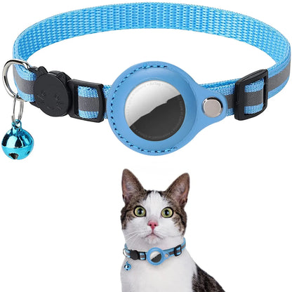 AirTag Pet Collar with Protective Case - Reflective Anti-Lost Design