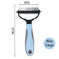 Professional Double-Action Pet Brush - Long & Short Hair Grooming Tool