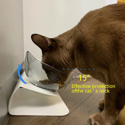 Elevated Double Pet Bowl Set - Non-Slip Raised Feeding Station