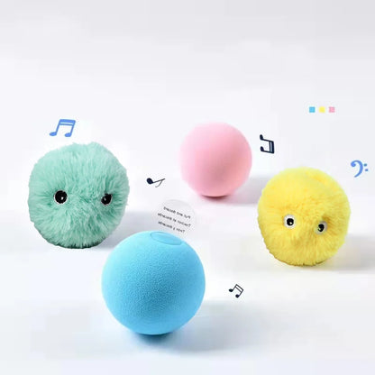 Smart Interactive Sound Ball - Electric Touch-Activated Catnip Toy