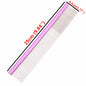 Professional Aluminum Crescent Comb - Salon-Grade Pet Grooming Tool
