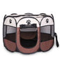 Portable 8-Sided Pet Playpen - Foldable Outdoor Fence