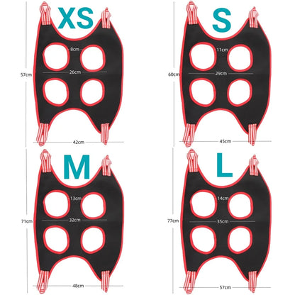 Cat Grooming Hammock - Anti-Scratch Restraint System for Safe Nail Trimming