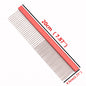 Professional Aluminum Crescent Comb - Salon-Grade Pet Grooming Tool