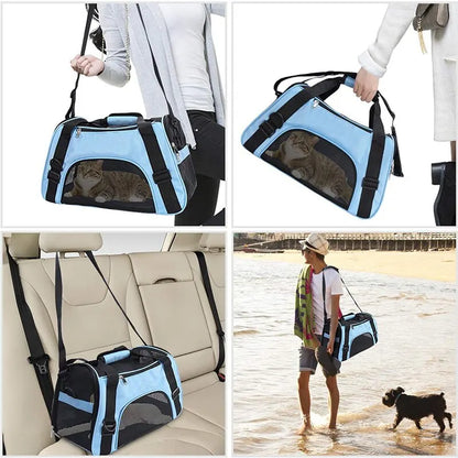 Comfort-Plus Soft-Sided Pet Carrier - Portable Travel Solution