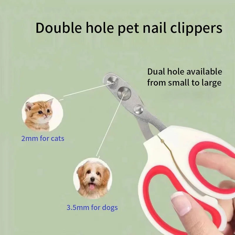 Professional Small Pet Nail Clippers - Precision Stainless Steel