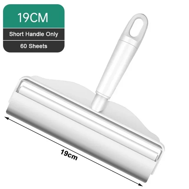 Professional Long-Handle Lint Roller - XL Pet Hair & Carpet Cleaning Tool
