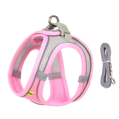 Adjustable Pet Harness & Leash Set - Safe Walking System