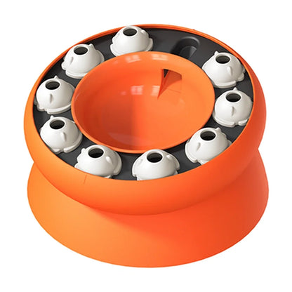 Interactive Slanted Cat Slow Feeder Bowl - Healthy Digestion Design