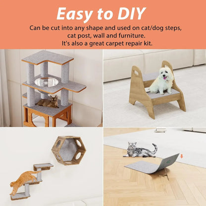 Self-Adhesive Cat Scratch Protection Mat - Furniture Guard
