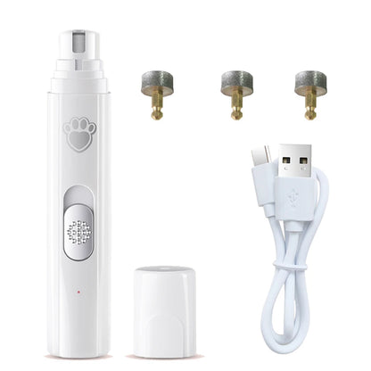 Rechargeable Pet Nail Grinder - Painless Paw Grooming Tool