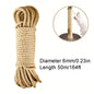 Premium Natural Sisal Rope - DIY Cat Scratching Post Material