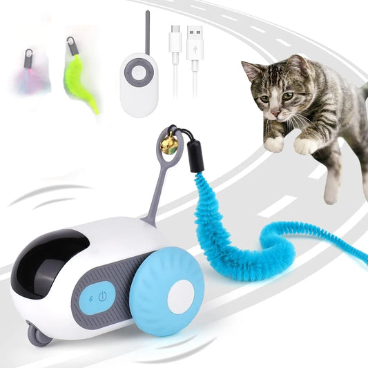 Smart Remote Control Pet Chase Car - 2-Mode Interactive Training Toy