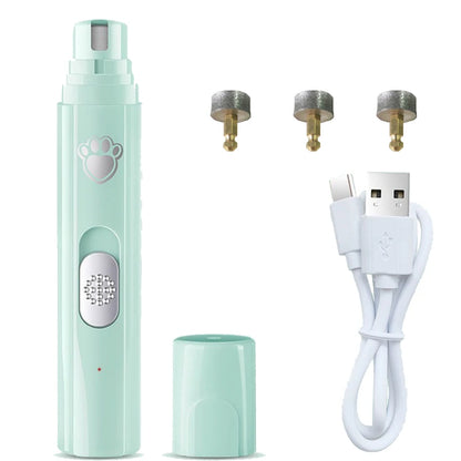 Rechargeable Pet Nail Grinder - Painless Paw Grooming Tool