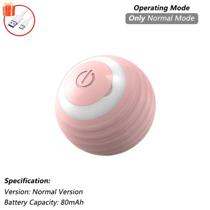 Smart Rolling Mouse Ball - USB Rechargeable Interactive Cat Toy