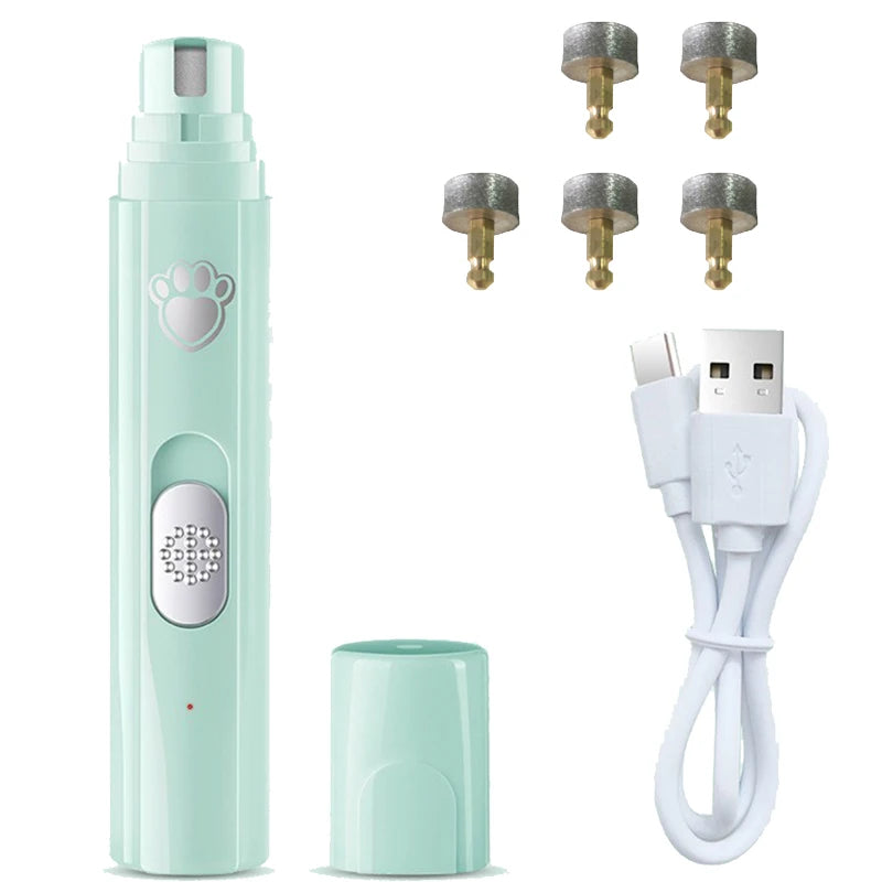 Rechargeable Pet Nail Grinder - Painless Paw Grooming Tool