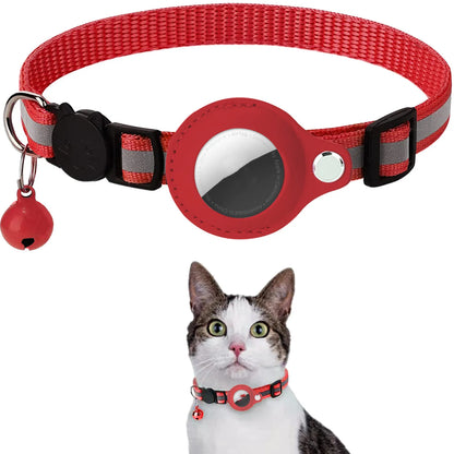AirTag Pet Collar with Protective Case - Reflective Anti-Lost Design