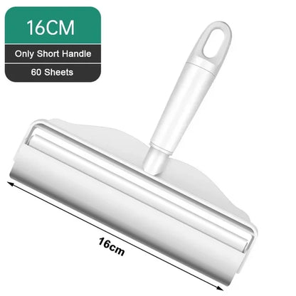 Professional Long-Handle Lint Roller - XL Pet Hair & Carpet Cleaning Tool