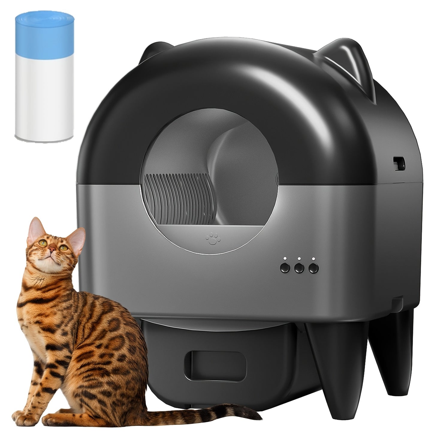 Litière Automatique Autonettoyante pour Plusieurs Chats 🐾