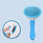 Floating Hair Removal & Cleaning Comb – Self-Cleaning Needle Brush for Cats & Dogs